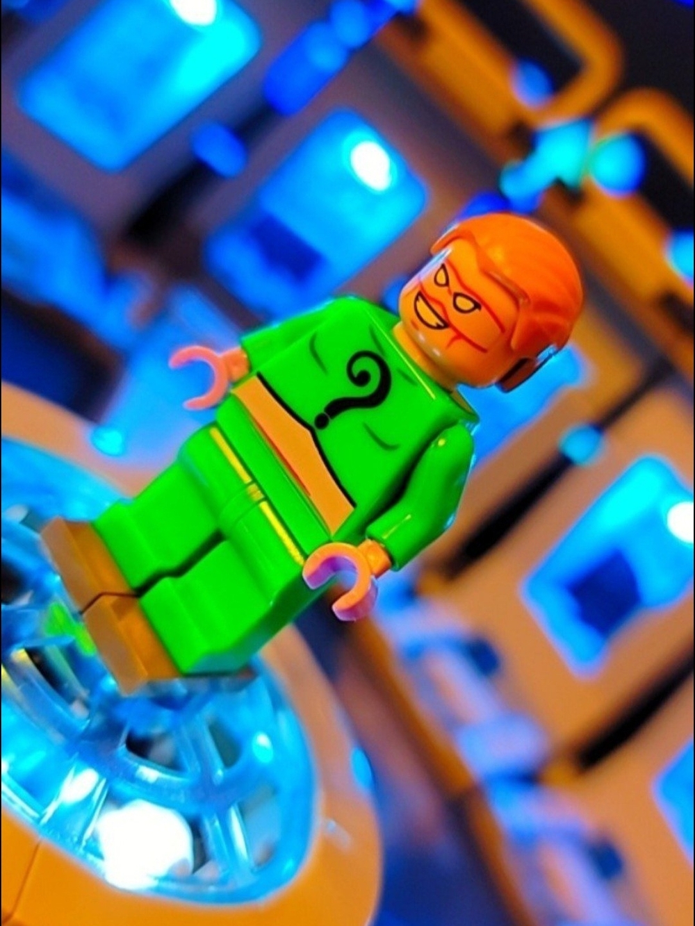 Batman Riddler Minifigure Lego Compatible - Picture 2 of 5